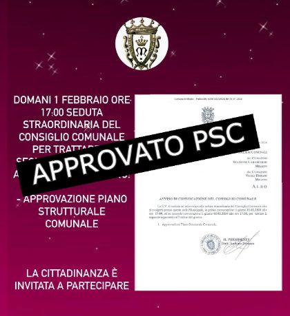 Approvato Piano Strutturale Comunale