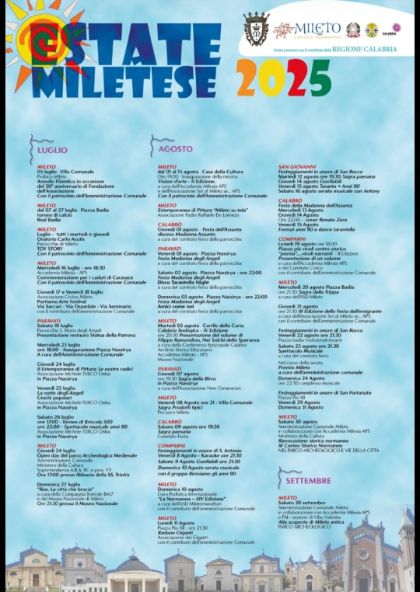 Estate Miletese 2025 Estate Miletese 2025