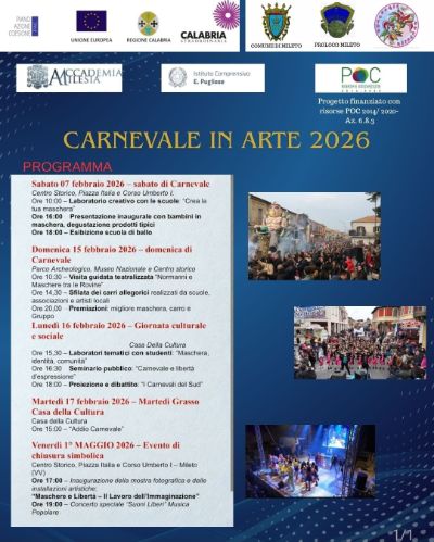 CARNEVALE IN ARTE 2026