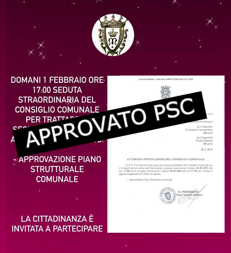 Locandina PSC Locandina PSC