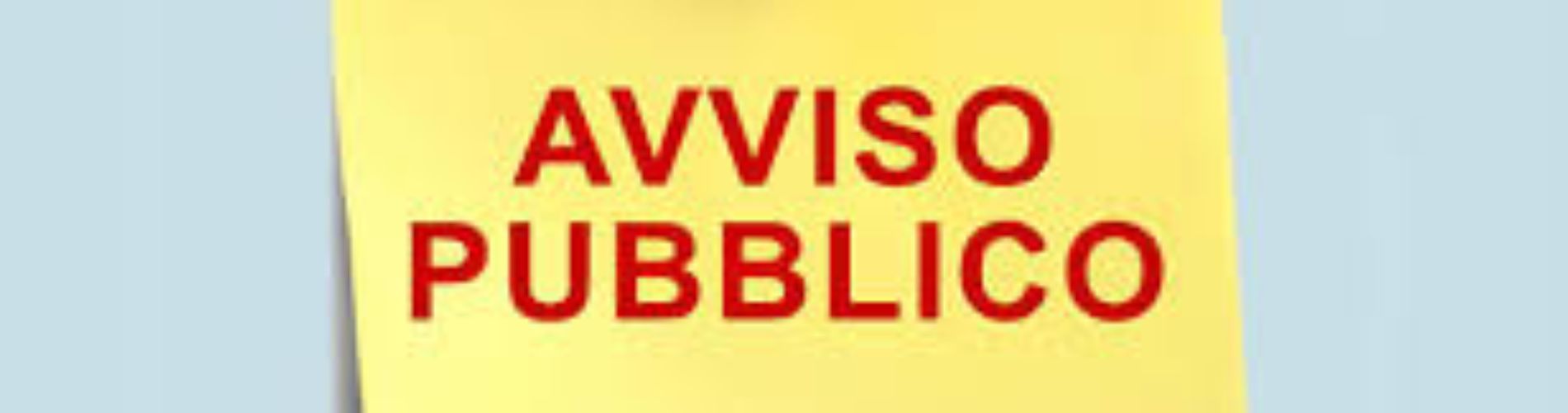 AVVISO PUBBLICO